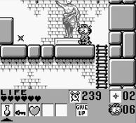 une photo d'Ã©cran de Garfield Labyrinth sur Nintendo Game Boy